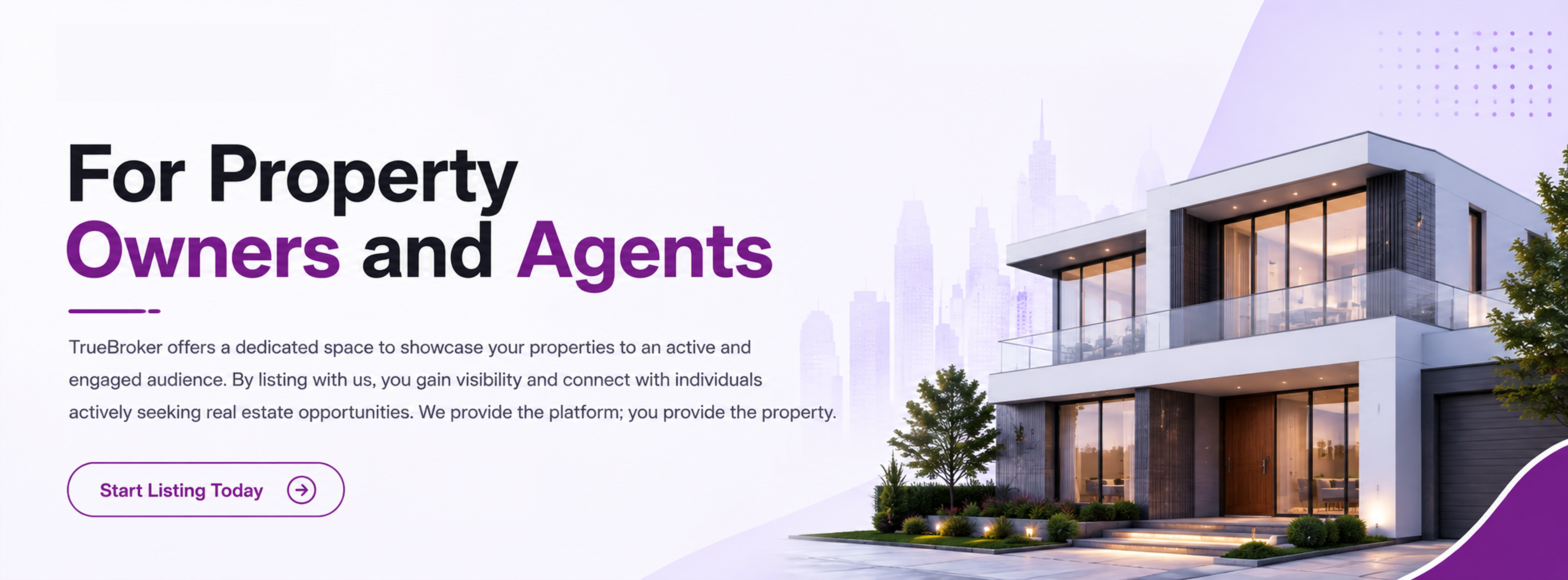 For Property Owners and Agents